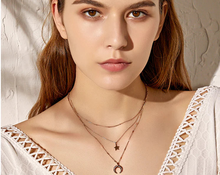 Vintage Luxury Titanium Steel Choker Necklace